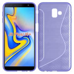 S Line silikondeksel Samsung Galaxy J6 Plus (SM-J610F)  - lilla