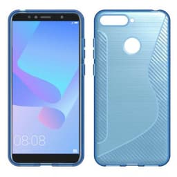 S Line Suojakuori Huawei Y6 2018 (ATU-L21)  - sininen