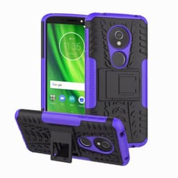 Iskunkestävä Suojakuori Motorola Moto G6 Play (XT1922)  - violetti