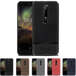 Rugged Armor TPU kuori Nokia 6.1 2018 (TA-1043)  - harmaa