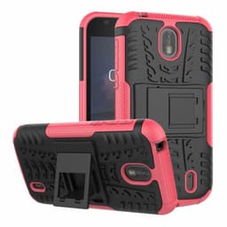 Iskunkestävä Suojakuori Nokia 1 2018 (TA-1047)  - pinkki