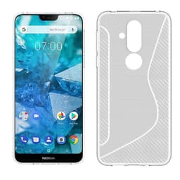 S Line Suojakuori Nokia 8.1 2018 (TA-1128)  - läpinäkyvä