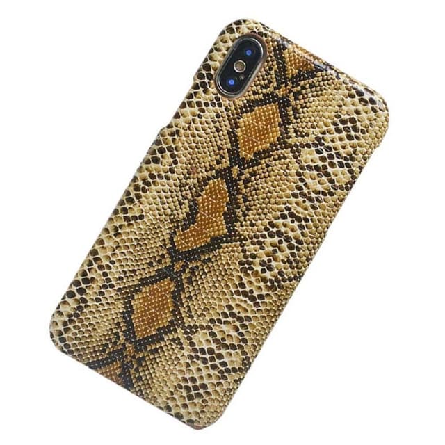 Kannettava KUORI Snake -kotelo Apple iPhone X / XS (5.8 ")  - ruskea