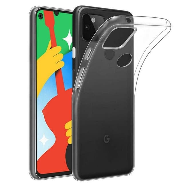 Silikondeksel gjenomsiktig Google Pixel 5