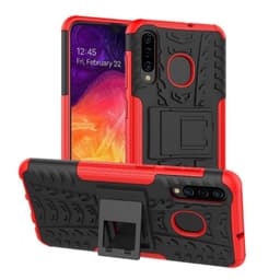 Støtsikkert deksel med stativ Samsung Galaxy A50 (SM-A505F)  - RØD