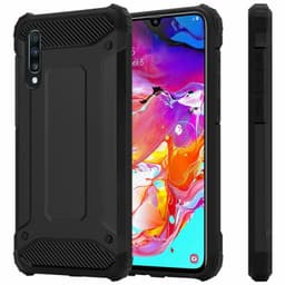 Hybrid Armor kuori Samsung Galaxy A70 (SM-A705F) - musta