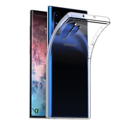 Silikonikotelo läpinäkyvä Samsung Galaxy Note 10 Plus (SM-N975F)