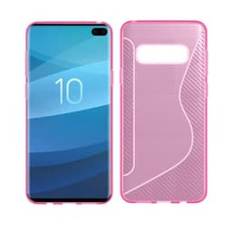 S Line silikondeksel Samsung Galaxy S10 Plus (SM-G975F)  - Rosa