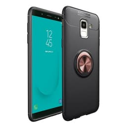 Slim Ring kotelo Samsung Galaxy J6 2018 (SM-J600F)  - Musta / Rose