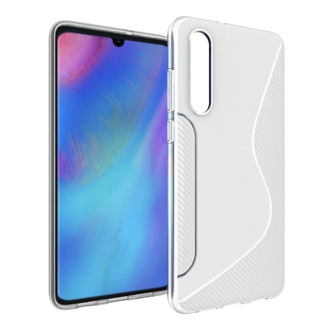 S Line Suojakuori Huawei P30 (ELE-L29)  - läpinäkyvä