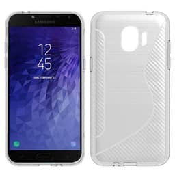 S Line silikondeksel Samsung Galaxy J4 2018 (SM-J400F)  - Gjennomsikti