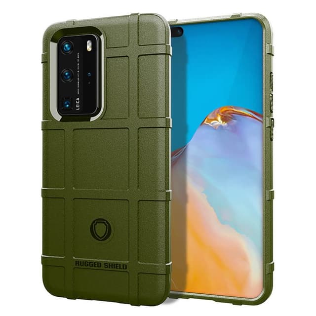 Rugged Shield cover til Huawei P40 Pro (ELS-AN00)  - grøn