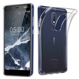 Silikonikotelo läpinäkyvä Nokia 5.1 2018 (TA-1075)