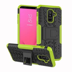 Iskunkestävä Suojakuori Samsung Galaxy J8 2018 (SM-J800F)  - vihreä