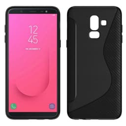 S Line silikondeksel Samsung Galaxy J8 2018 (SM-J800F)  - Svart