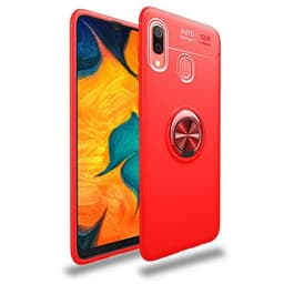 Slim Ring kotelo Samsung Galaxy A40 (SM-A405F)  - punainen