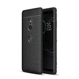 Nahkakuvioitu TPU kuori Sony Xperia XZ3 (H9436)  - musta