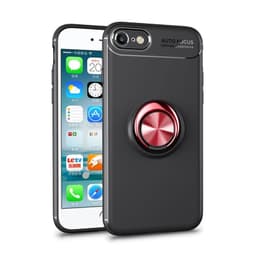 Slim Ring deksel Apple iPhone 6, 6S  - Svart, rød