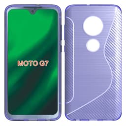 S Line Suojakuori Motorola Moto G7 (XT1962)  - violetti