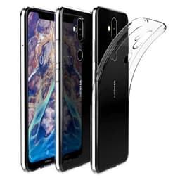 Silikonikotelo läpinäkyvä Nokia 8.1 2018 (TA-1128)
