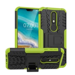 Iskunkestävä Suojakuori Nokia 7.1 2018 (TA-1095)  - vihreä