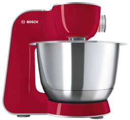 Bosch MUM5 CreationLine köksmaskin (djupröd/silver)