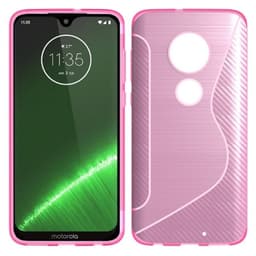 S Line Suojakuori Motorola Moto G7 Plus (XT1965)  - pinkki