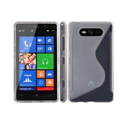 S-Line Silicone Cover til Nokia Lumia 820 (RM-825) : farve - gennemsigtig