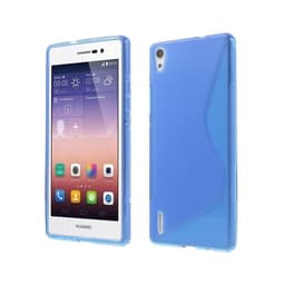 S-Line Silicone Cover til Huawei Ascend P7 : farve - blå