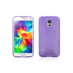 S-Line Silicone Cover til Samsung Galaxy S5 Mini (SM-G800F) : farve - lilla