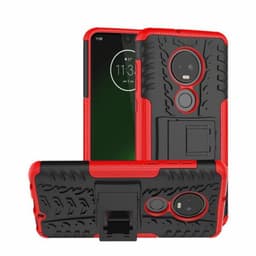 Stødfast Cover med stativ Motorola Moto G7 Plus (XT1965)  - rød