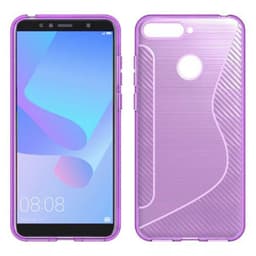 S Line Suojakuori Huawei Y6 2018 (ATU-L21)  - pinkki