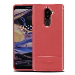 Rugged Armordeksel Nokia 7 Plus (TA-1046)  - RØD