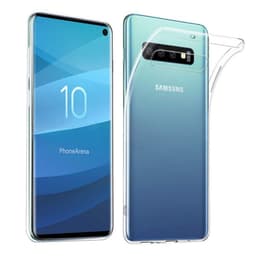 Silikonikotelo läpinäkyvä Samsung Galaxy S10 (SM-G973F)