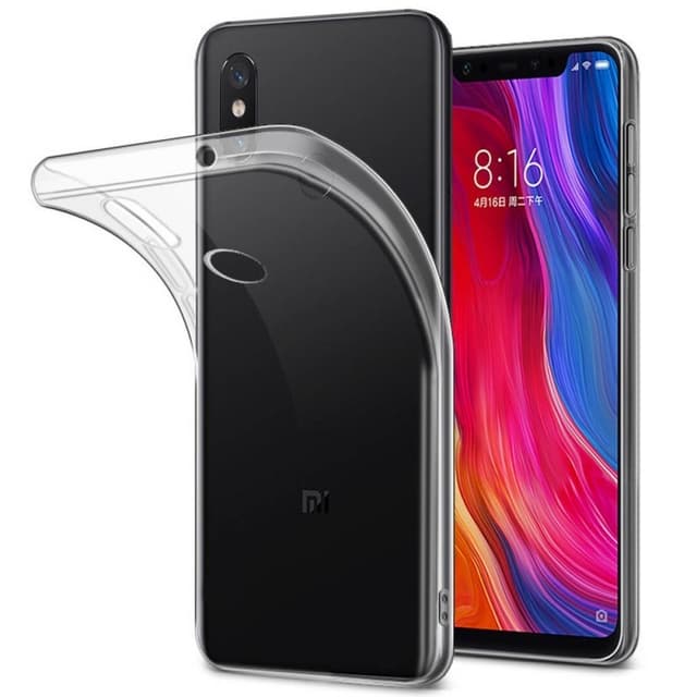 Silikone cover transparent Xiaomi Mi 8