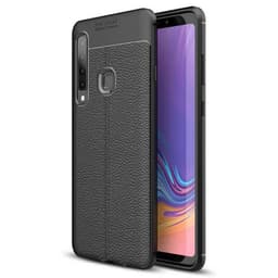 Nahkakuvioitu TPU kuori Samsung Galaxy A9 2018 (SM-A920F)  - musta