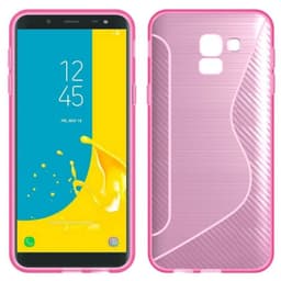 S Line silikondeksel Samsung Galaxy J6 2018 (SM-J600F)  - Rosa