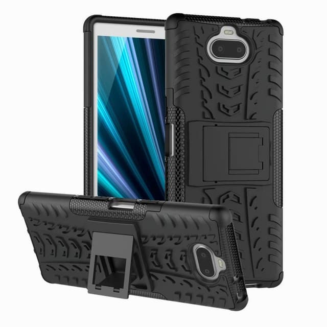 Iskunkestävä Suojakuori Sony Xperia 10 Plus (I4213)  - musta