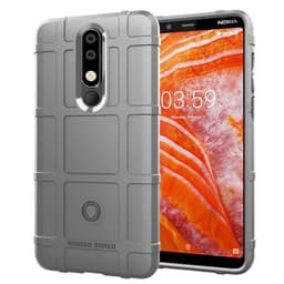 Rugged Shield suoja Nokia 3.1 Plus (TA-1118)  - harmaa
