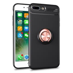 Slim Ringdeksel Apple iPhone 7+, 8+  - Svart rose