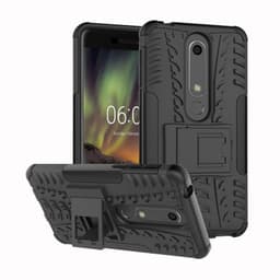 Iskunkestävä Suojakuori Nokia 6.1 2018 (TA-1043)  - musta