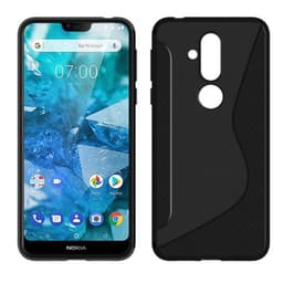 S Line Suojakuori Nokia 8.1 2018 (TA-1128)  - musta