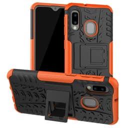 Iskunkestävä Suojakuori Samsung Galaxy A20e (SM-A202F)  - oranssi