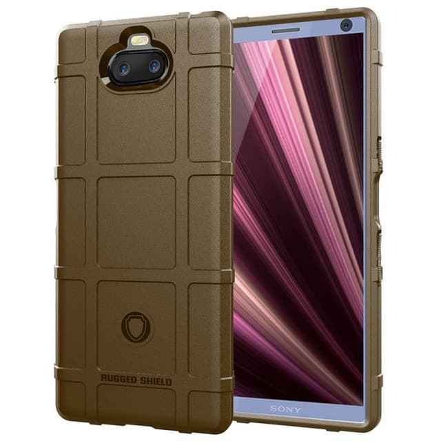 Rugged Shield suoja Sony Xperia 10 Plus (I4213)  - ruskea