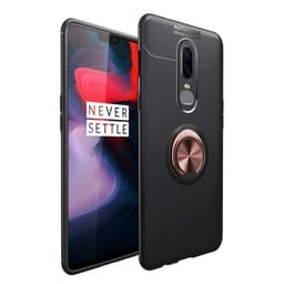 Slim Ring kotelo OnePlus 6 (A6000)  - Musta / Rose
