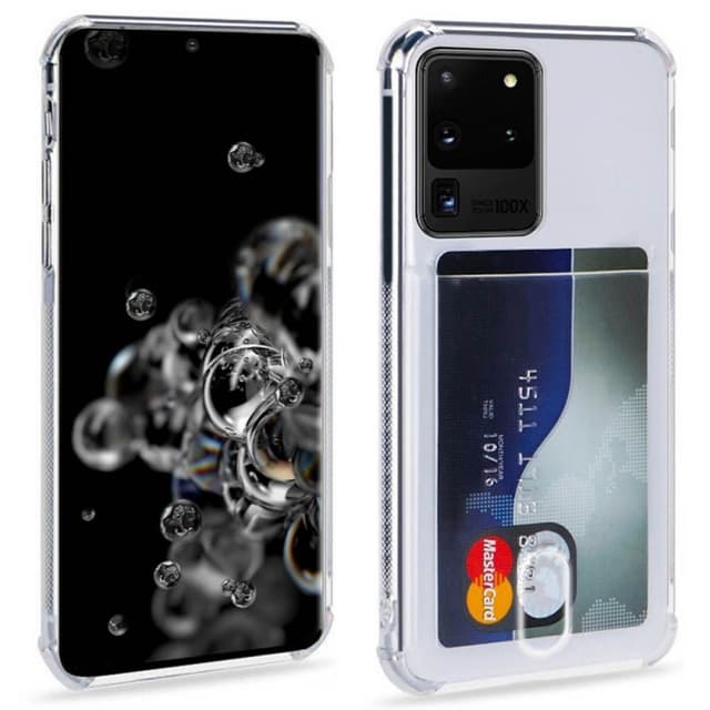 Silikondeksel med kort  Samsung Galaxy S20 Ultra (SM-G988F)