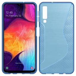 S Line Suojakuori Samsung Galaxy A50 (SM-A505F)  - sininen