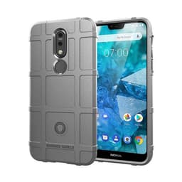 Rugged Shield suoja Nokia 7.1 Plus (TA-1136)  - harmaa