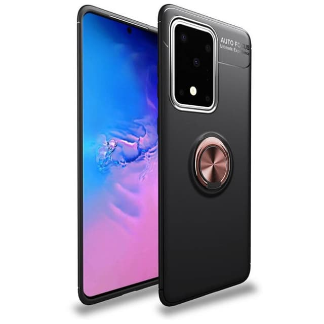 Slim Ringdeksel til Samsung Galaxy S20 Ultra (SM-G988F)  - Svart rose