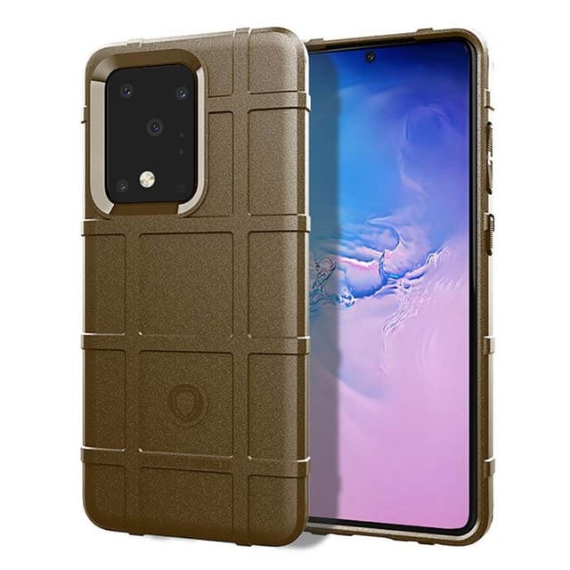 Rugged Shield suoja Samsung Galaxy S20 Ultra (SM-G988F)  - ruskea